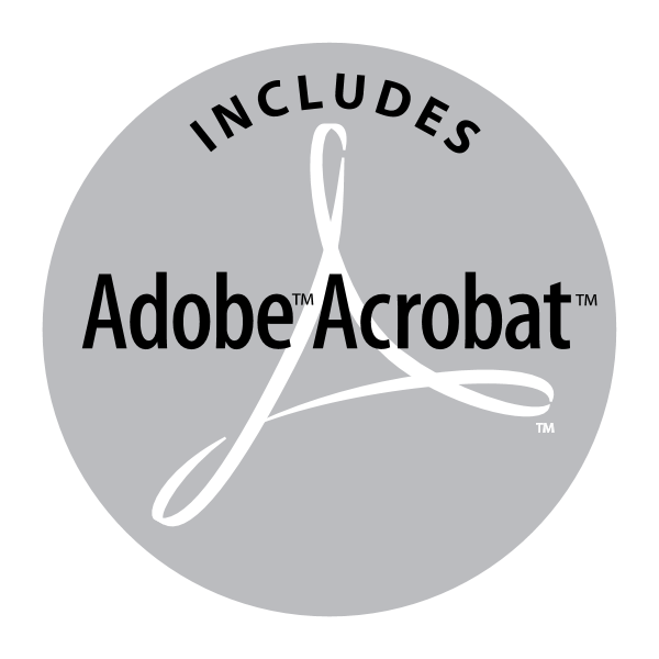 شعار Adobe Acrobat Includes