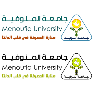 شعار جامعة المنوفية , مصر ,Logo , icon , SVG شعار جامعة المنوفية , مصر