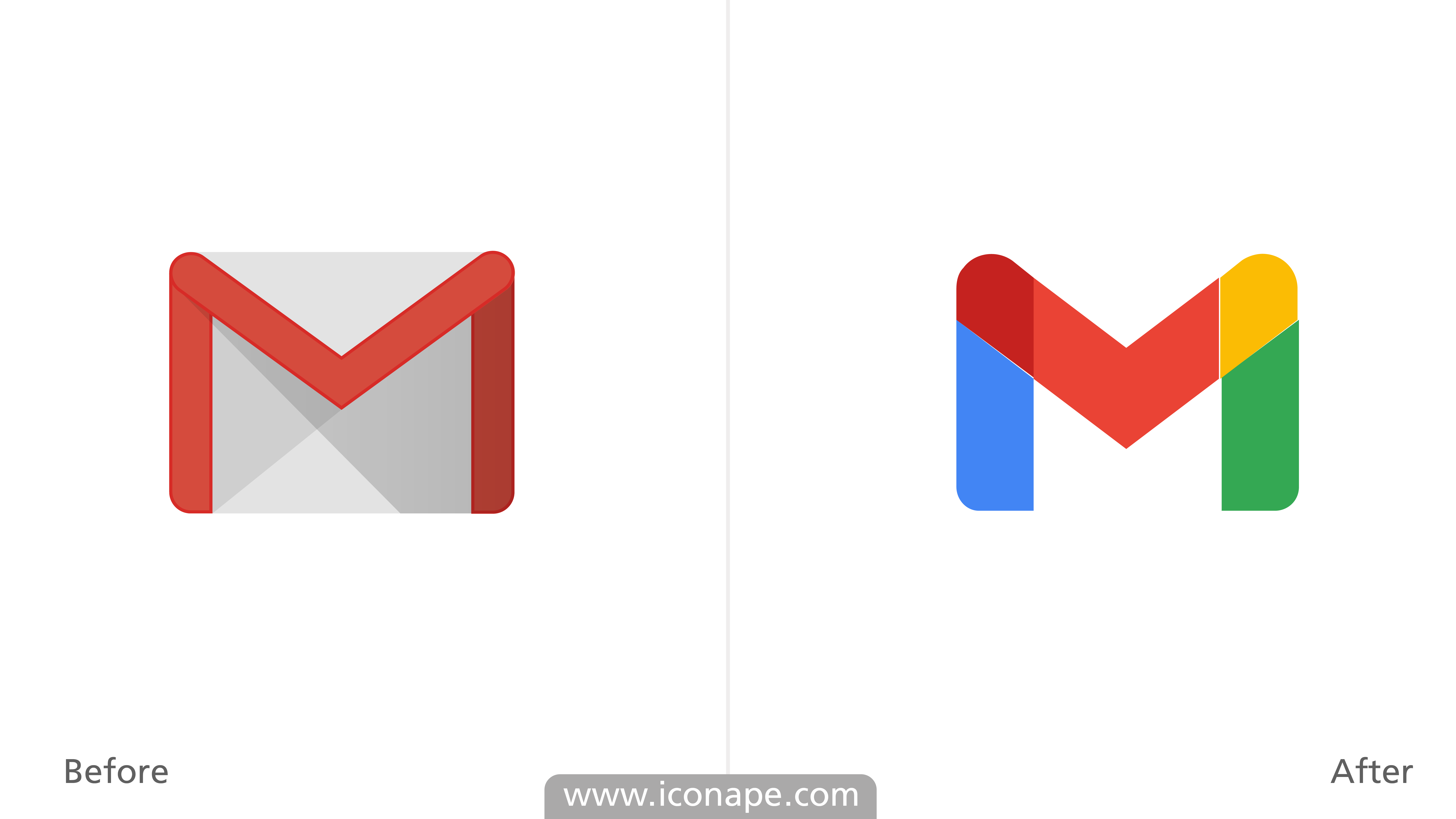 New gmail Logo 2020 PNG transparent